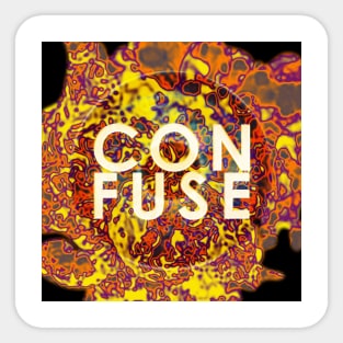 Confuse Tshirt Sticker